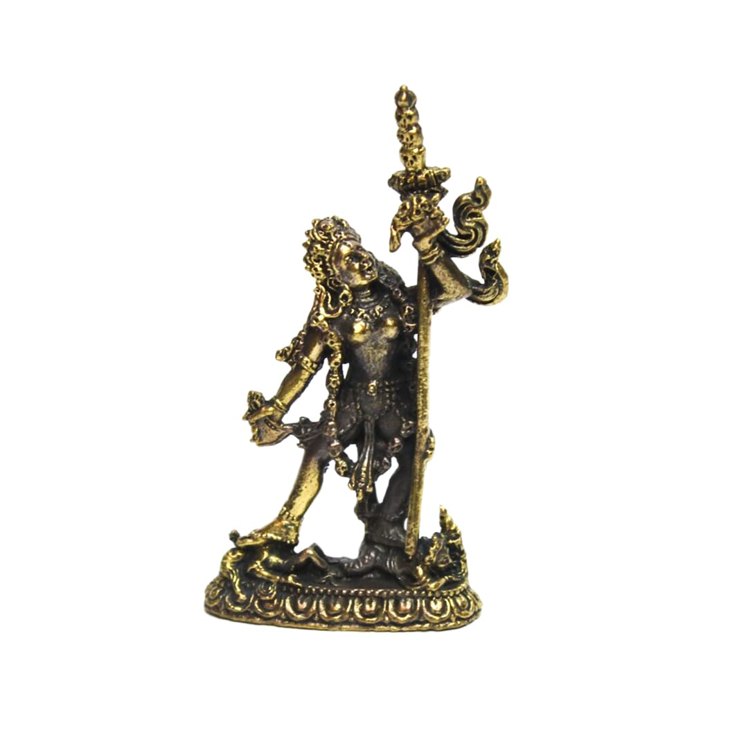 Seven Chakra Handicraft - Setof 5 Golden Bajrapani Design Décor