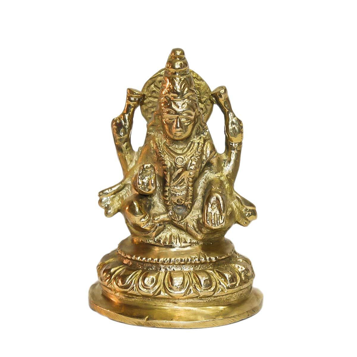 Seven Chakra Handicraft - Golden Goddess Laxmi Statue