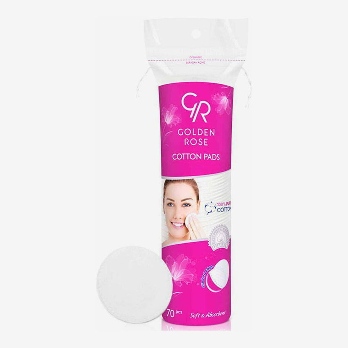 Golden Rose Cosmetic 100% Pure Cotton Pads