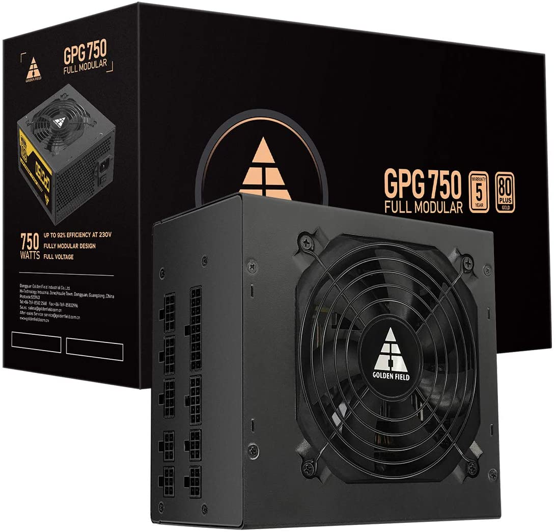 Goldenfield GPG750W - Full Modular Power Supply