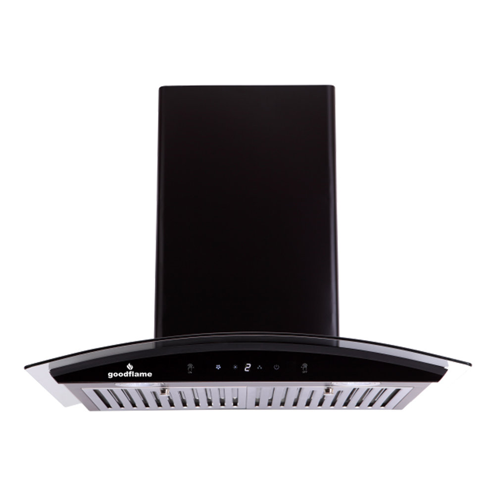 GoodFlame Breeze 60 BK Kitchen Hood Chimney