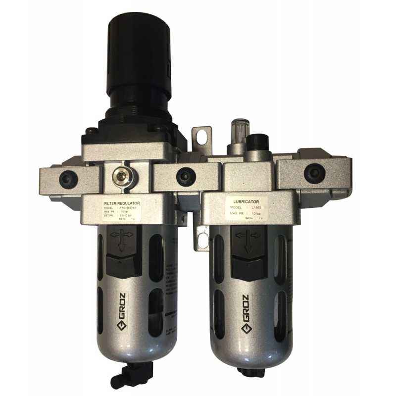 Groz Filter Regulator & Lubricator FRCLM156334-S/G Lubricator