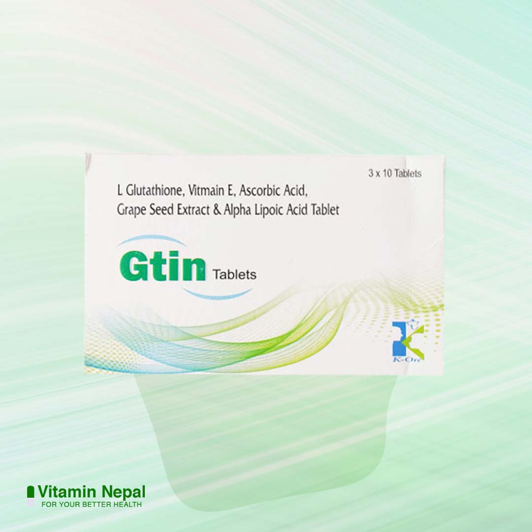 GTIN Tablets Supplement for facial glow  30 tablets