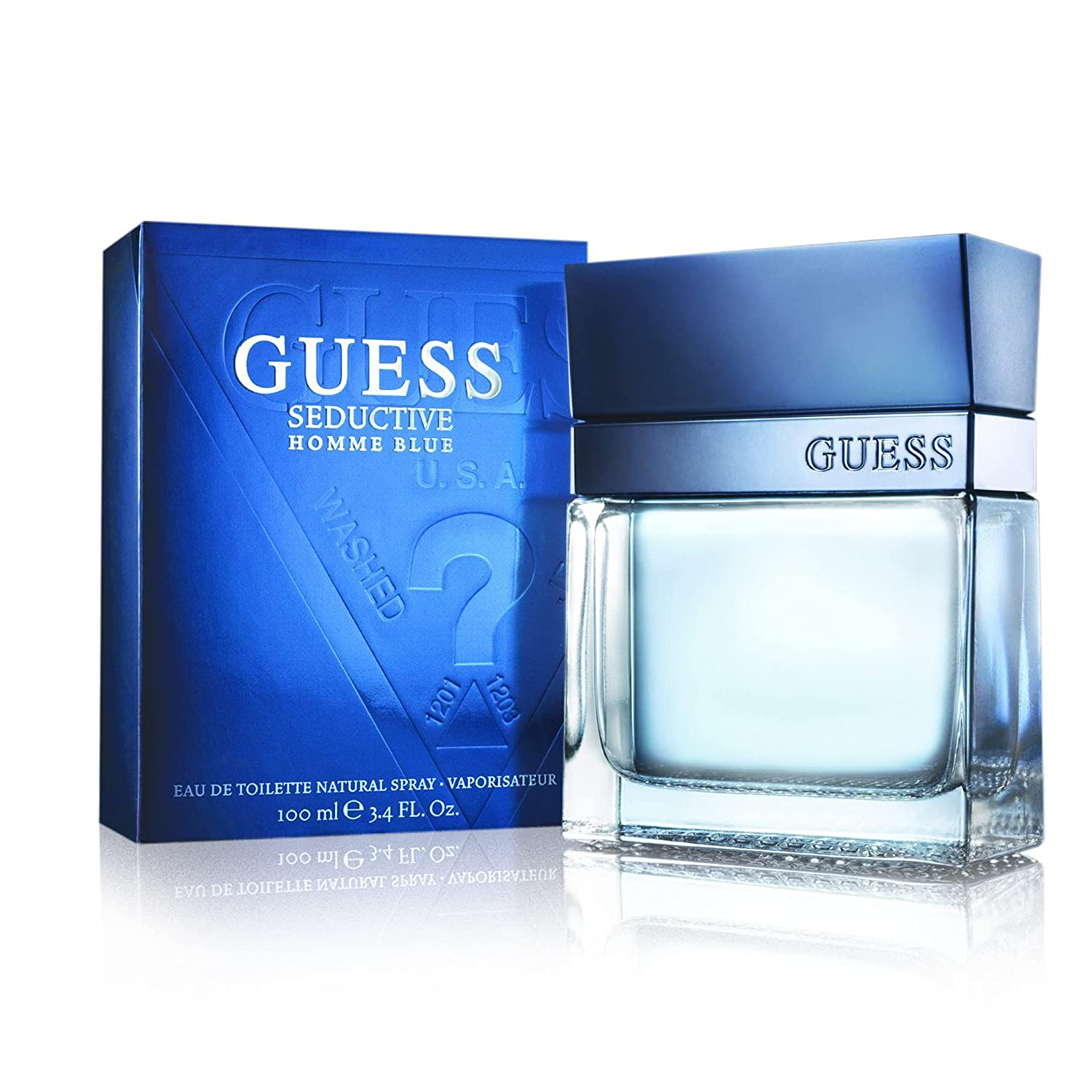 Guess - Seductive Blue - For Men Eau de Toilette Cologne Spray -100ml