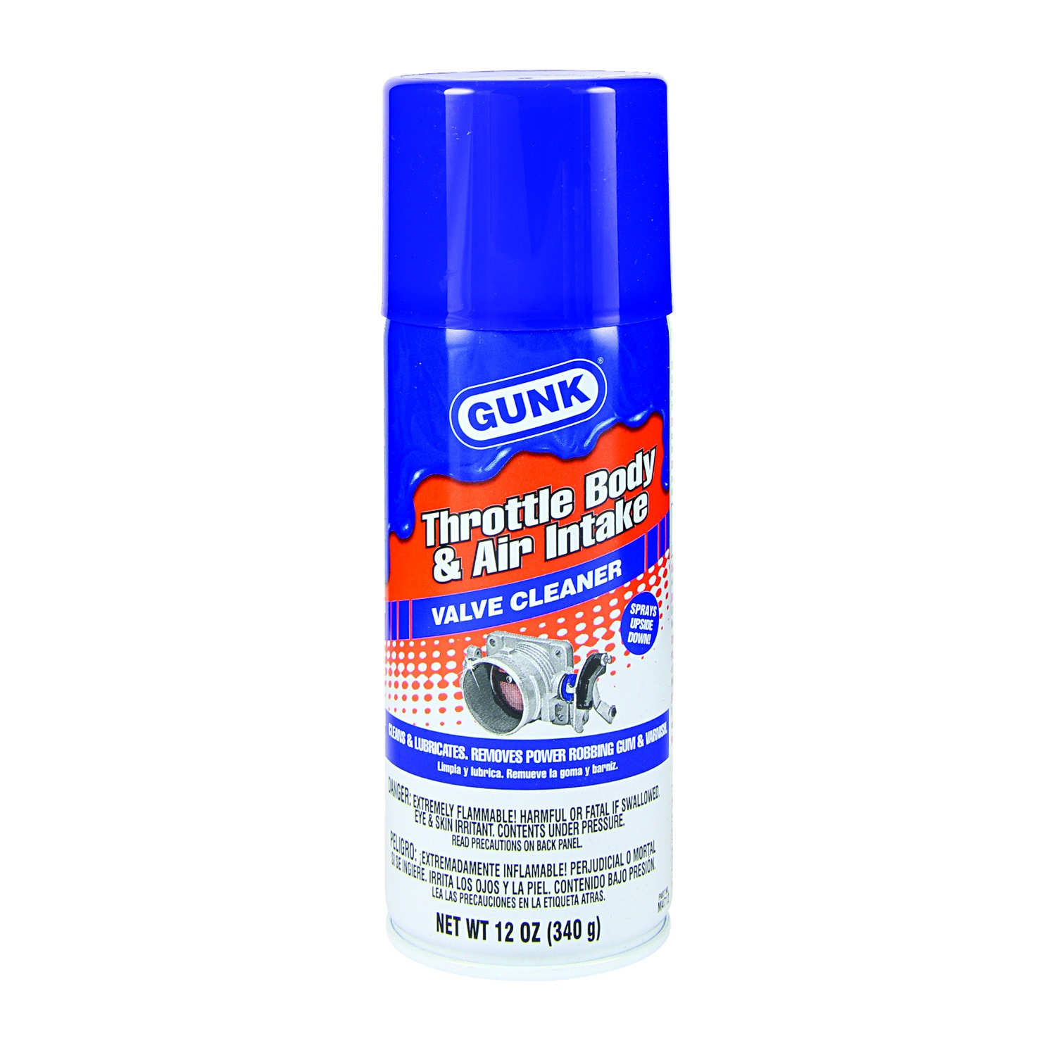 Gunk Throttle Body & Air Intake Valve Cleaner-340g