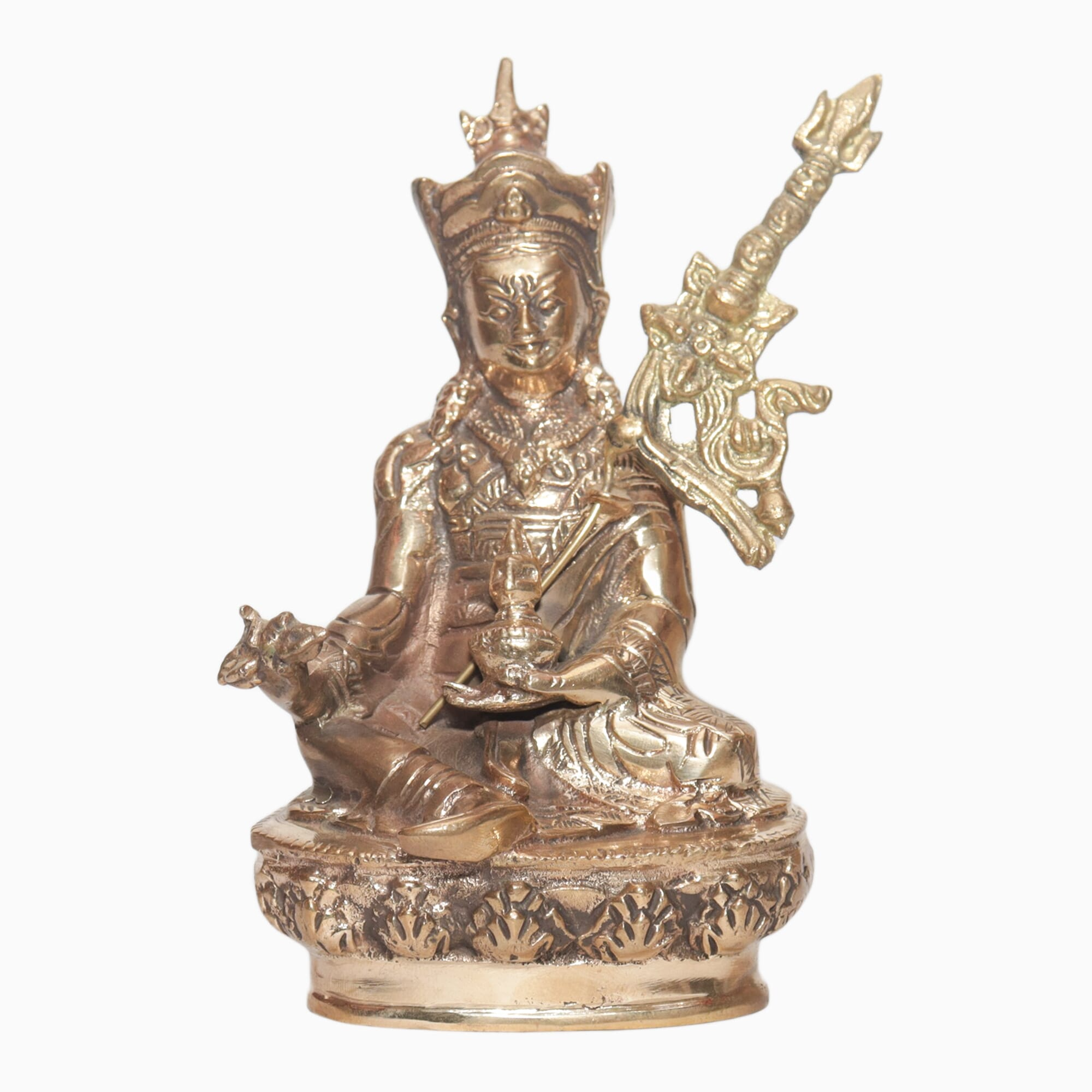 Seven Chakra Handicraft - Guru Rinpoche (Padmasambhav) Statue 16 Cm 0.85 G