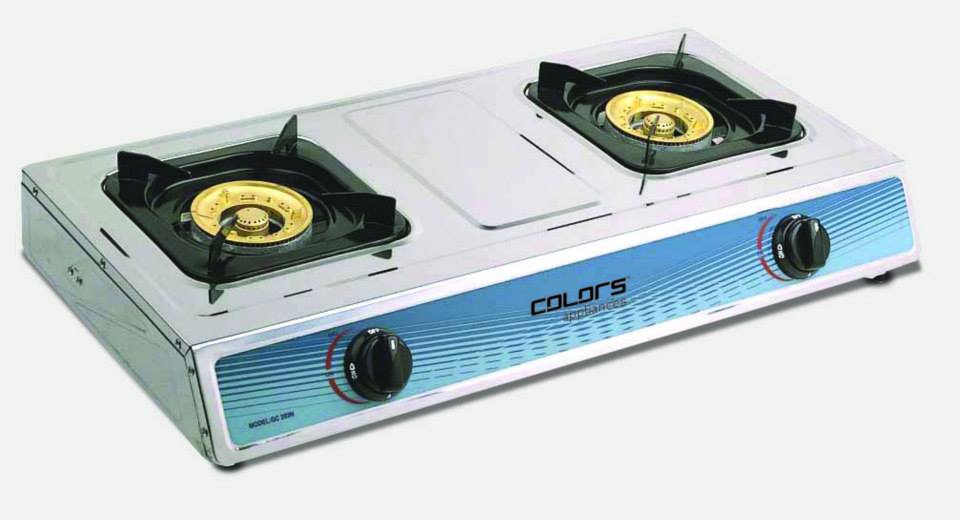 Colors Steel Gas Table JK-200 (2 Burner) 