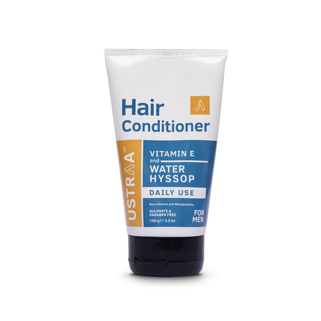 USTRAA Daily Use Hair Conditioner - 100gm - No Sulphate, No Paraben - with Brahmi & Vitamin E - use after shampoo