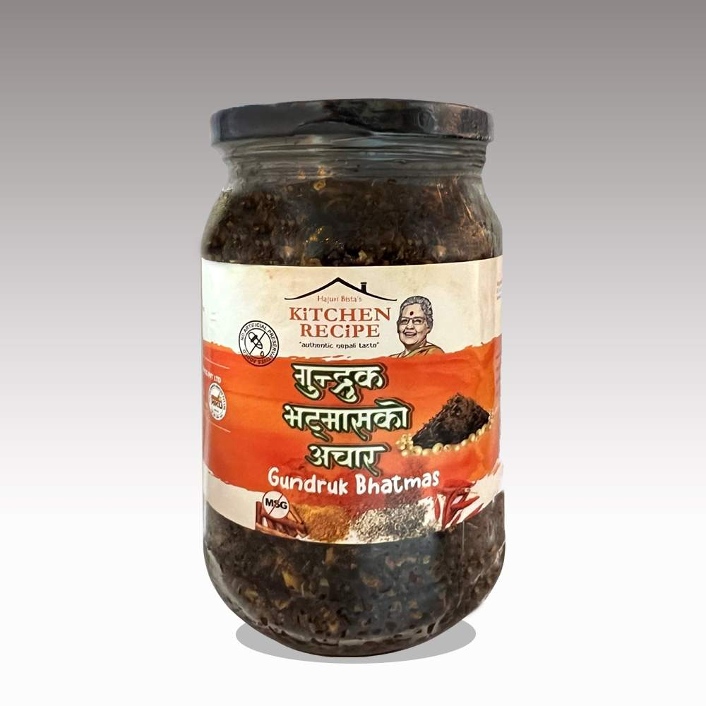 Kitchen Recipe Gundruk Bhatmas Achar (200 gm)