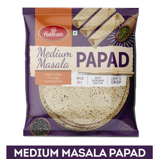 Haldiram's Medium Masala Papad 180g