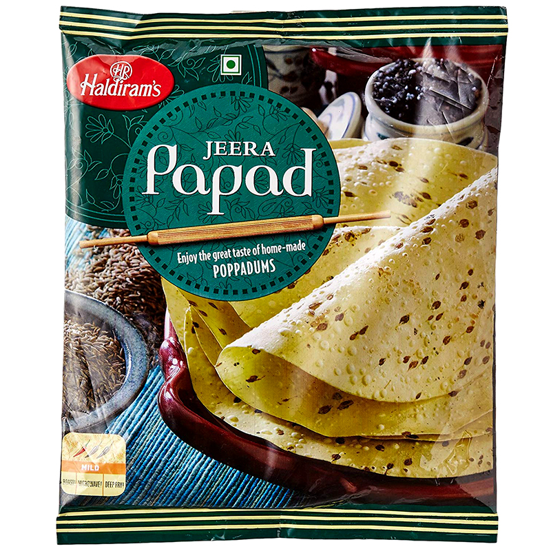 Haldiram's Jeera Papad 180g