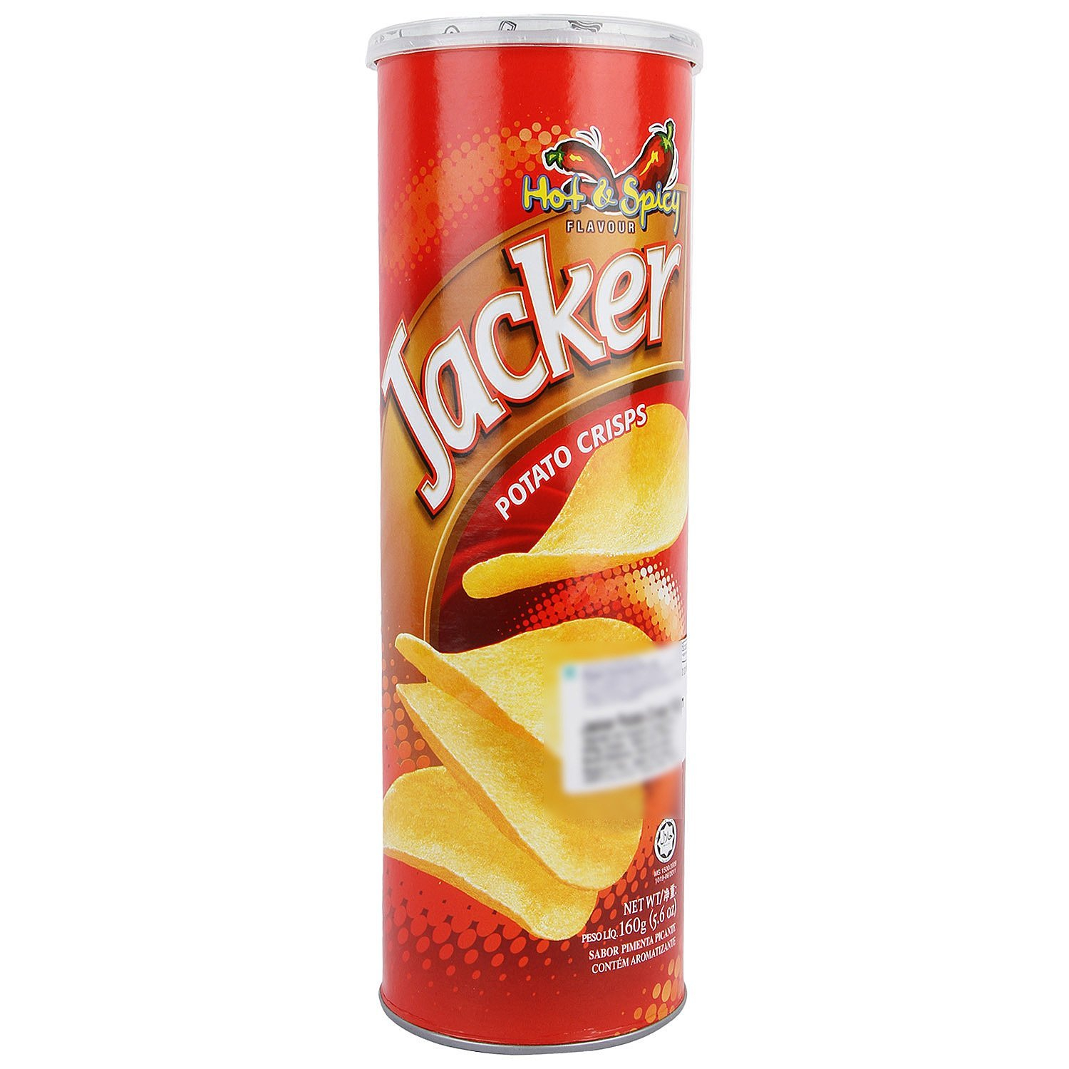 Jacker Potato Crisps - Hot & Spicy Flavour 100 gm