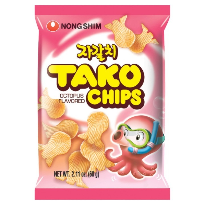Nongshim Tako Chips Seafood Flavour 60g