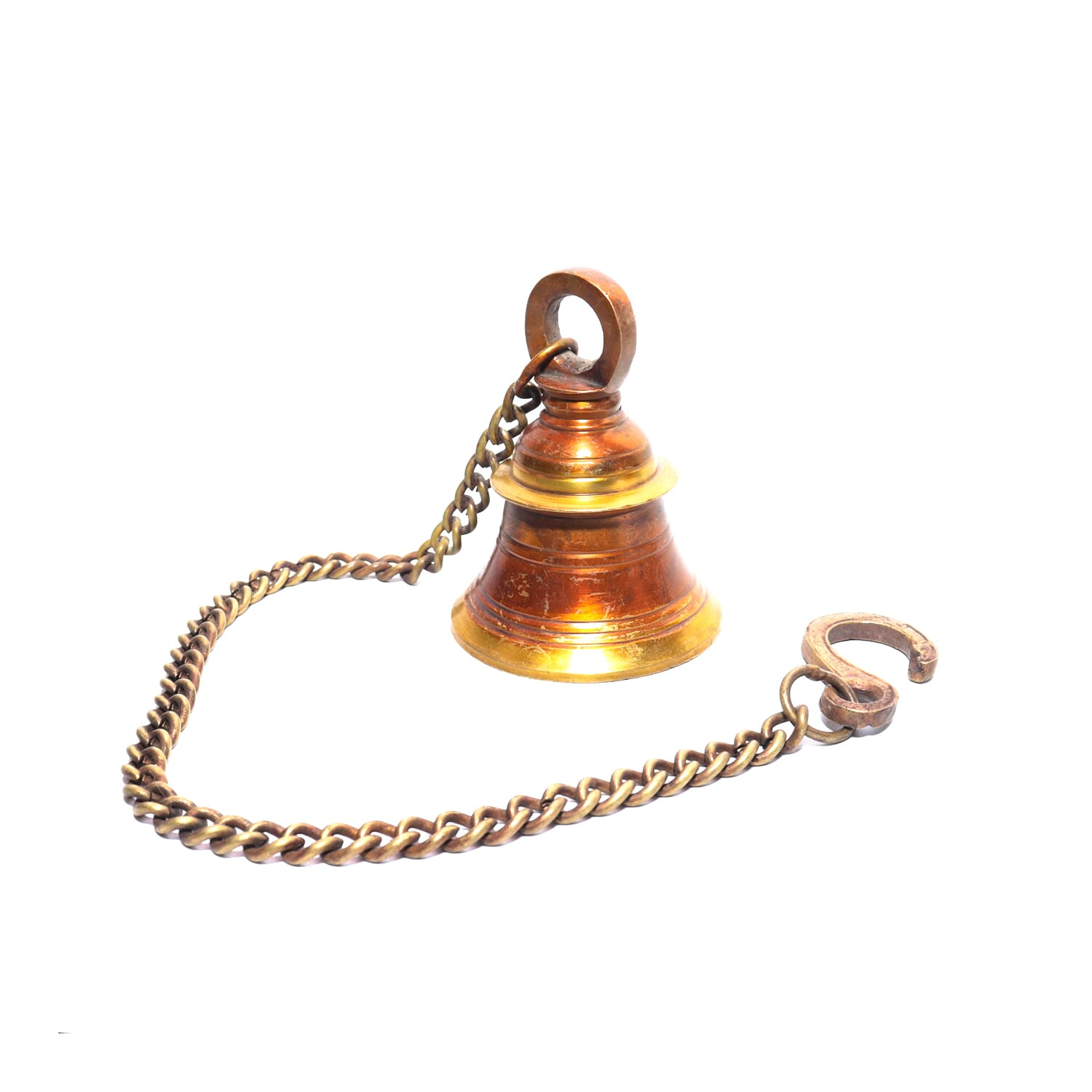 Seven Chakra Handicraft - 52cm Size Hanging Bell (With Chain)