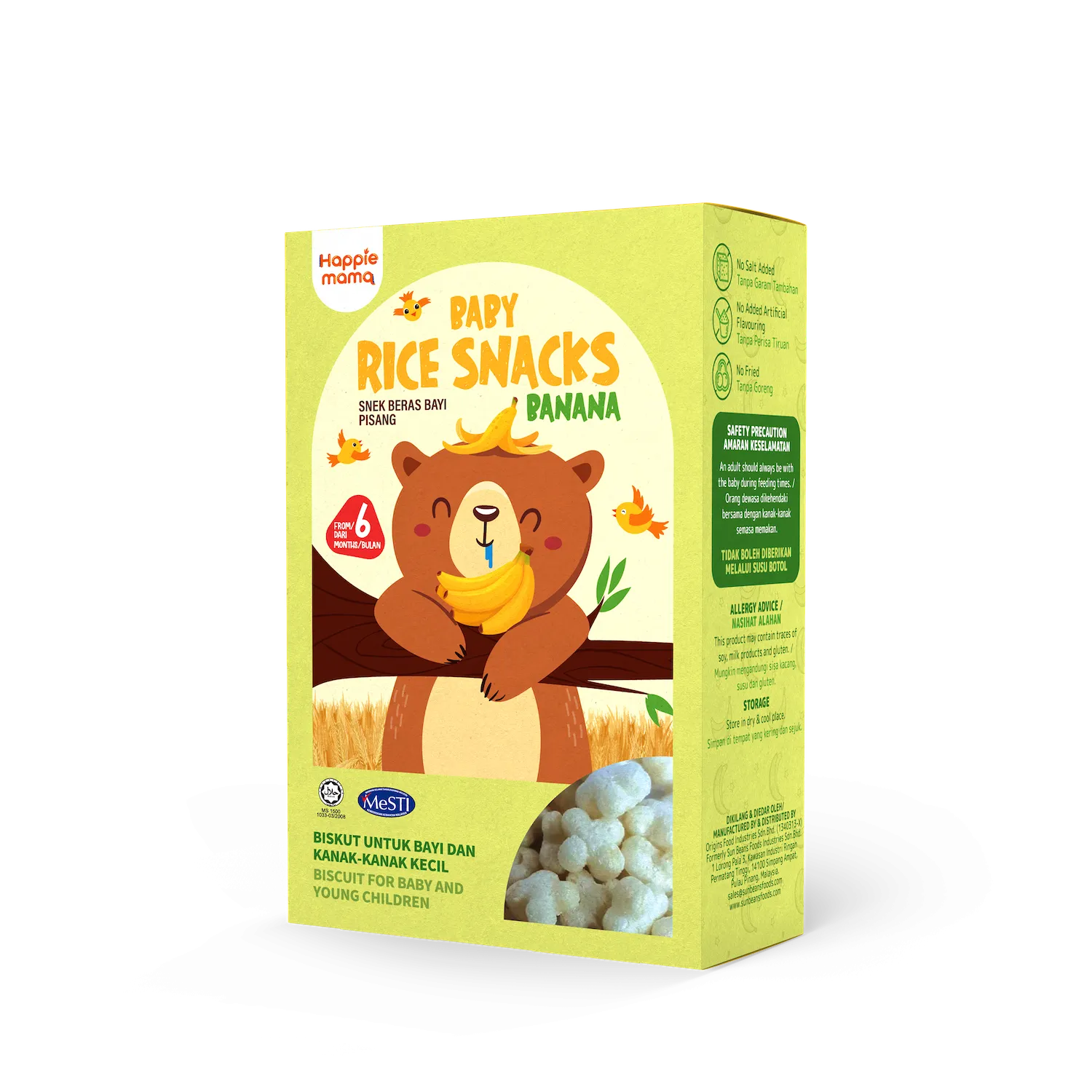 Happiemama Rice Snack - Banana