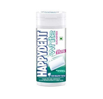 Perfetti Happydent Peppermint White Xylitol Pocket Bottle