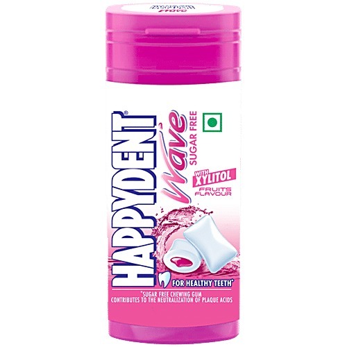 Perfetti Happydent Strawberry Wave Xylitol Pocket Bottle