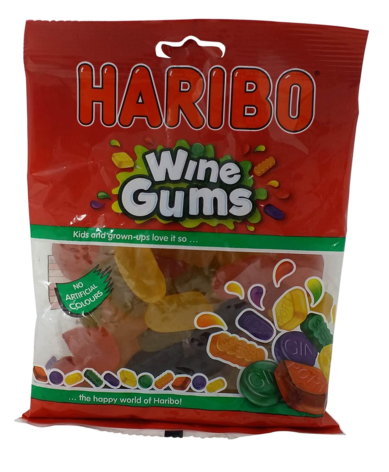 Haribo Wine Gums, 160g Pouch