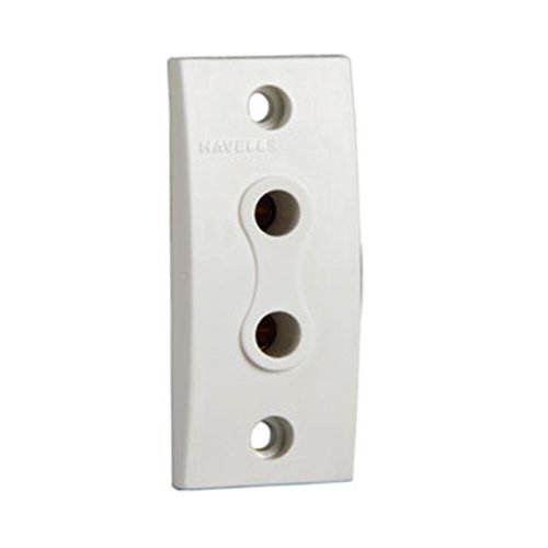 Havells REO 6A 2 Pin Socket Without Shutter