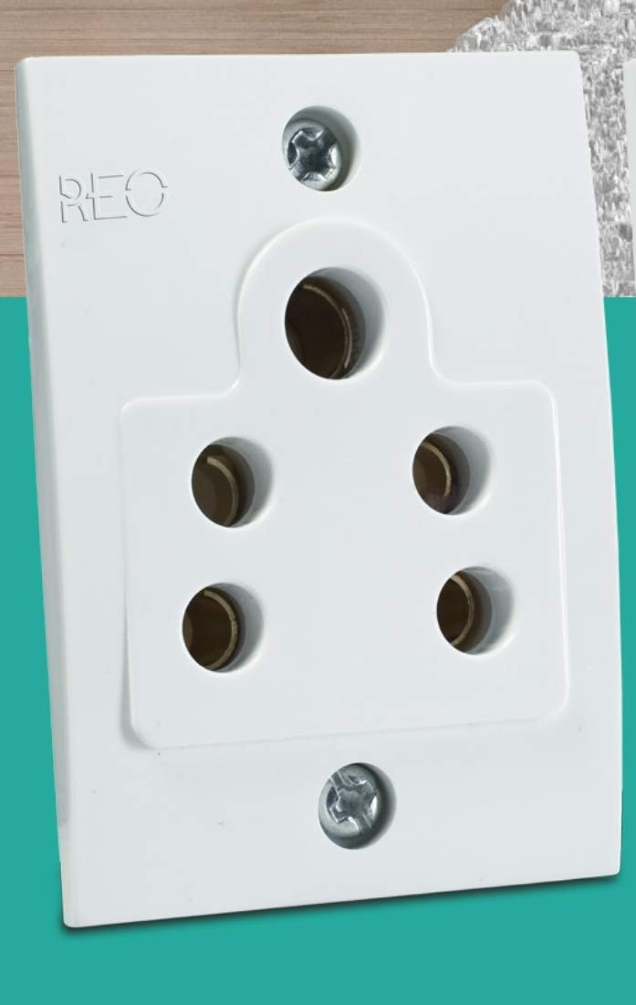 Havells REO 6A 3 Pin Socket Without Shutter