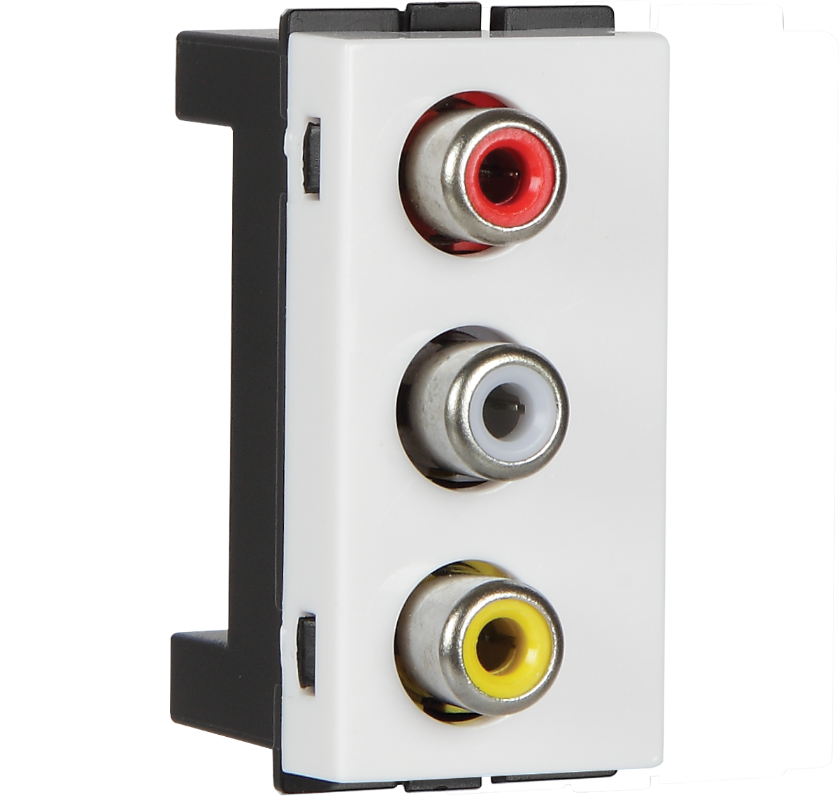 Havells | Fabio 1 Module RCA Socket White AHFKPXW001