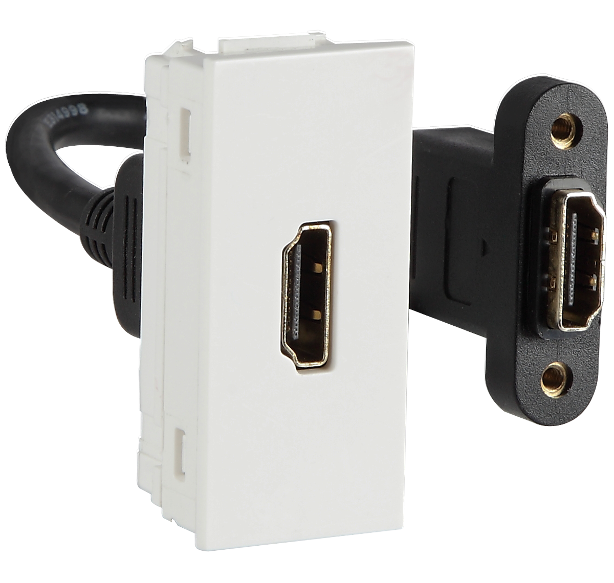 Havells | Fabio 1 Module HDMI Socket White AHFKXXW061
