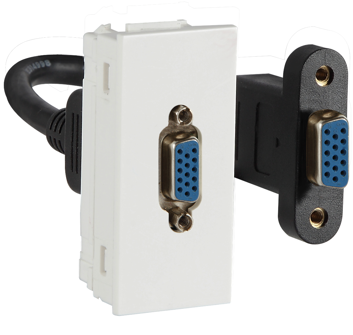 Havells | Fabio 1 Module VGA Socket White AHFKXXW062