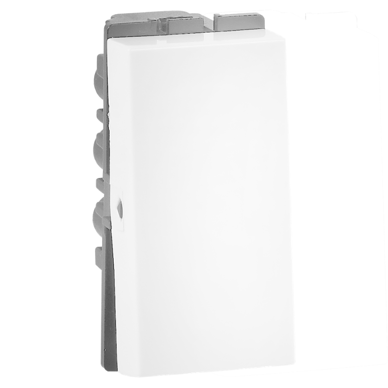 Havells 10A X Polycarbonate White 1 Way Switch, AHFSXXW101