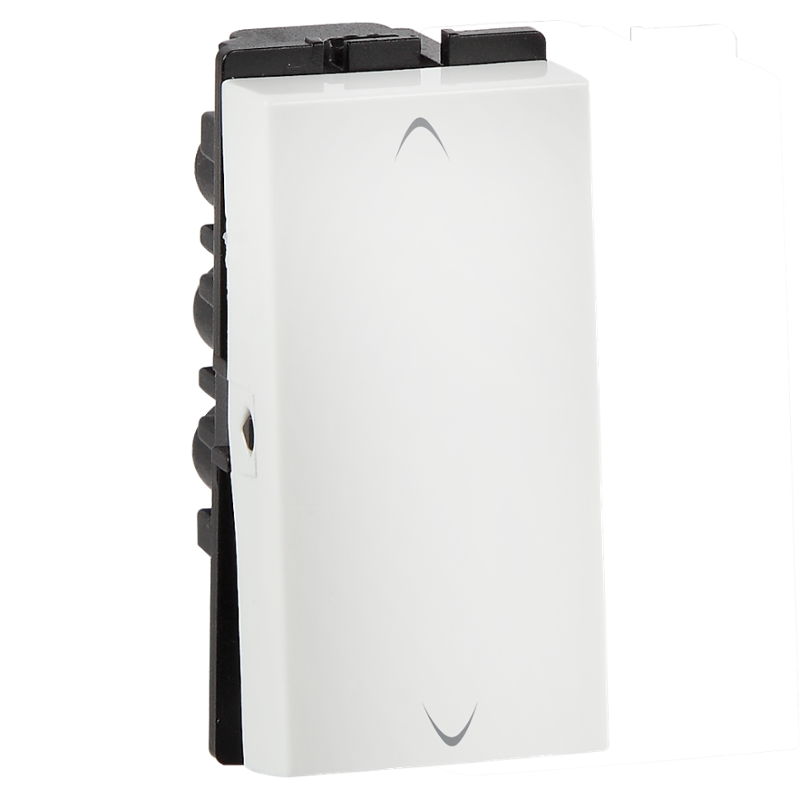 Havells 16A X Polycarbonate White 2 Way Switch, AHFSXXW162