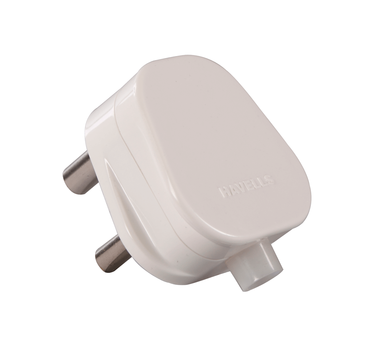 Havells 6A 3 Pin White Plug Top, AHLGXXW063
