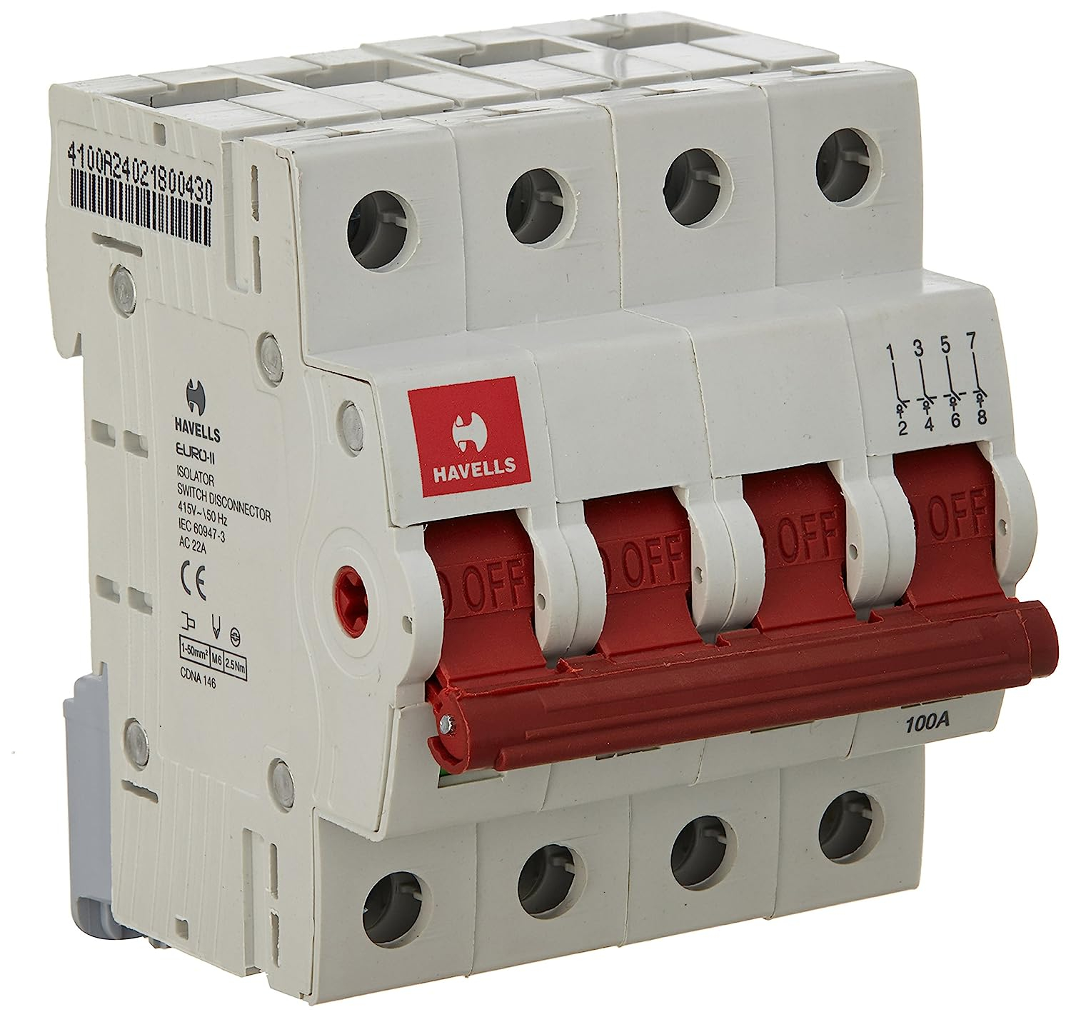 Havells Higher Rating MCB 200A