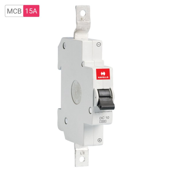 Havells 15A Single Pole Railway DC Series MCB