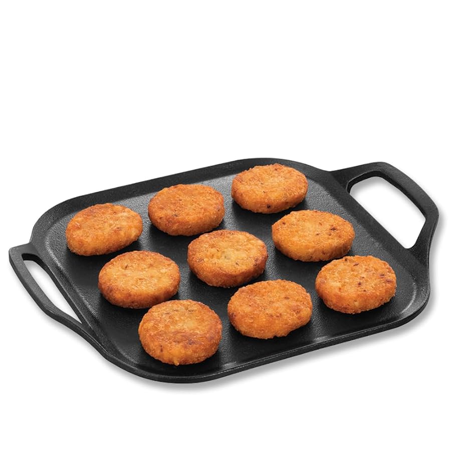 Hawkins CIST26 - 26 CM Futura Cast Iron Square Tava