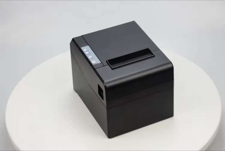Hbapos HBA-8330 Printer - Thermal Bill Printer (Max 72 mm Print | Max 80 mm Paper Size | Auto Paper Cutter | 1D & QR Code Print | USB & LAN Interface)