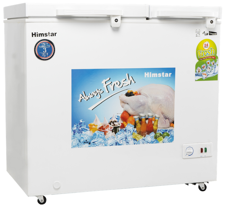 Himstar HC-21D90BDWG/WB 210L Deep Freezer 