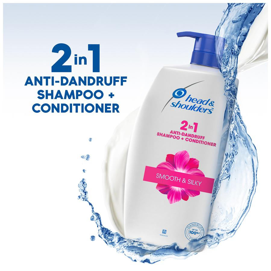 Head & Shoulder Shampoo 2in1 Smooth & Silky 1000ml