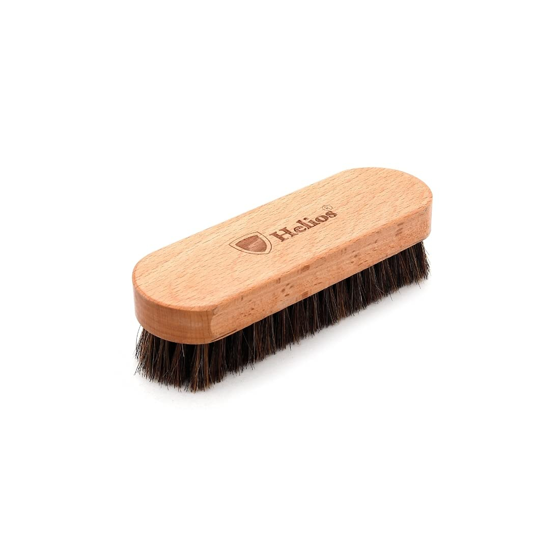 Helios 5.7 Inch Leather Shoe Brush