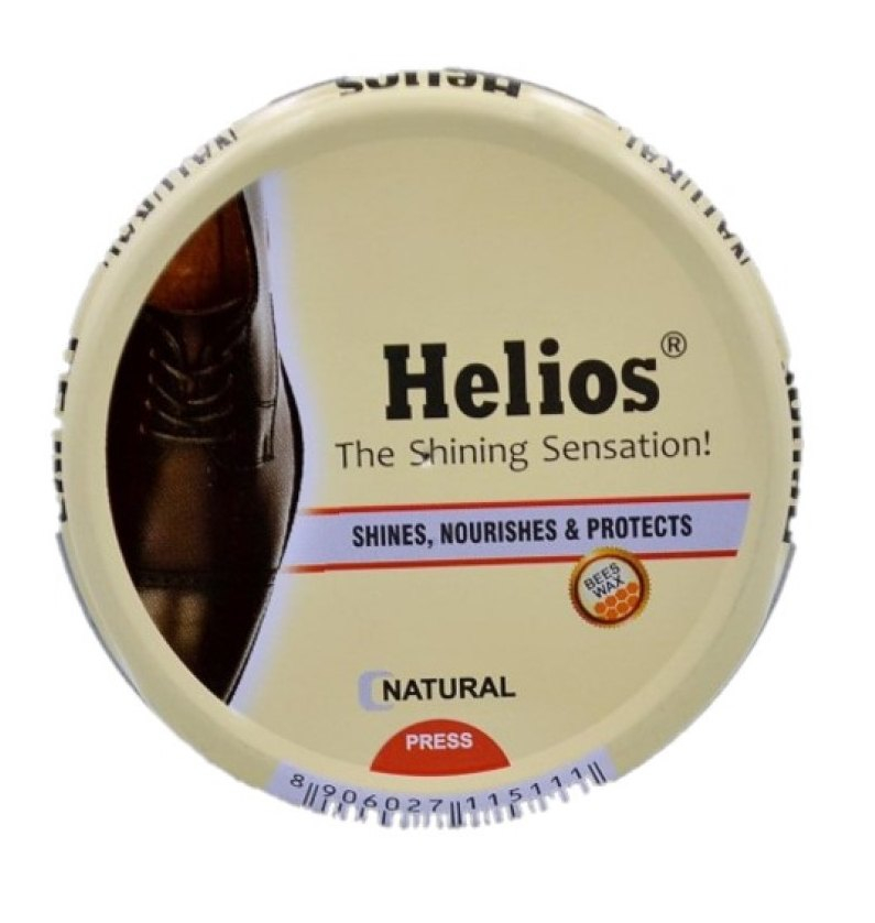 Helios Wax Leather Shoe Polish-40g-Natural
