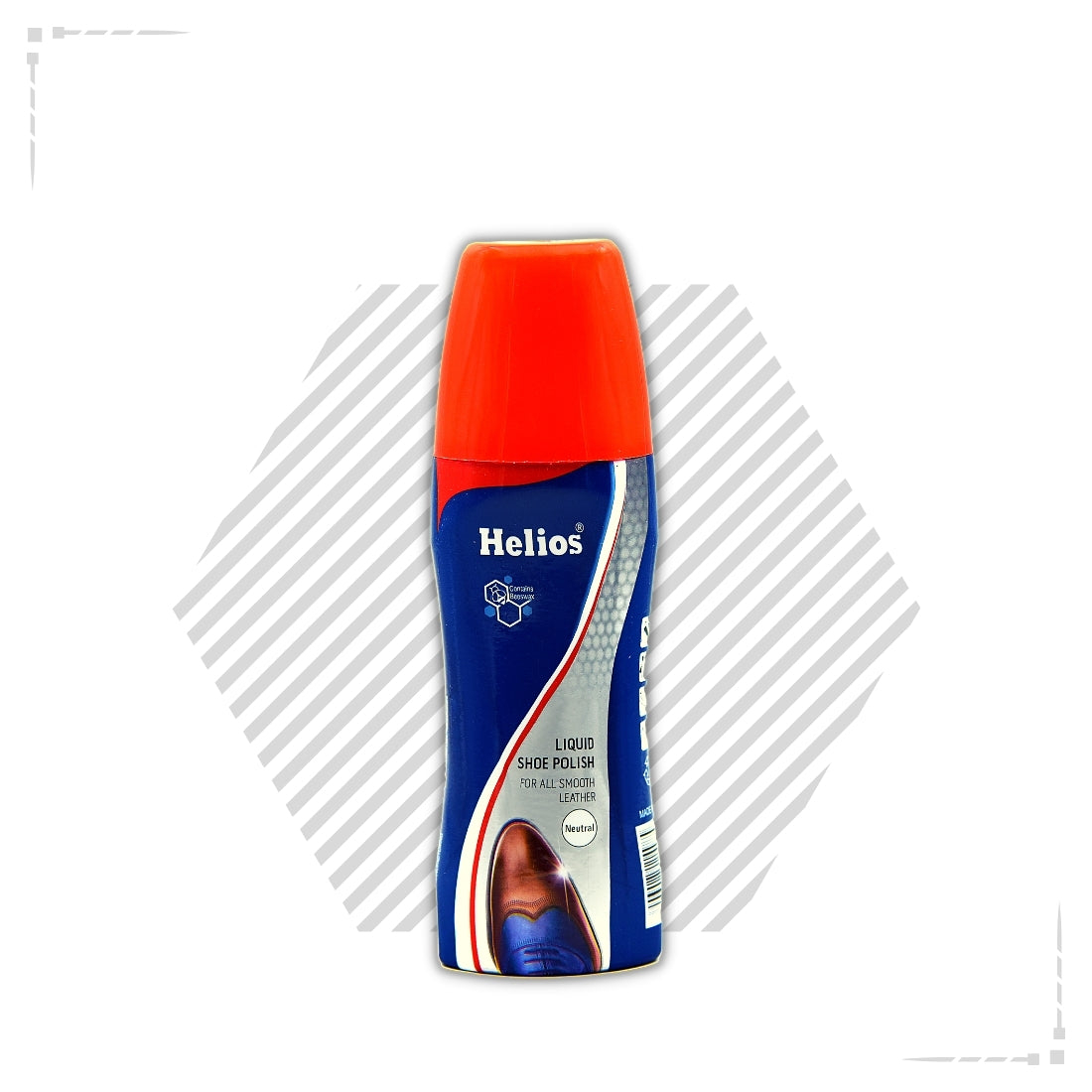 Helios Liquid Shoe Polish for Leather Shoes - 80 ml-Natural