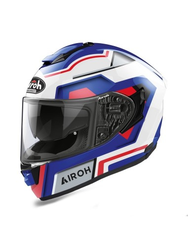 Airoh St.501 Square Helmet Blue Red