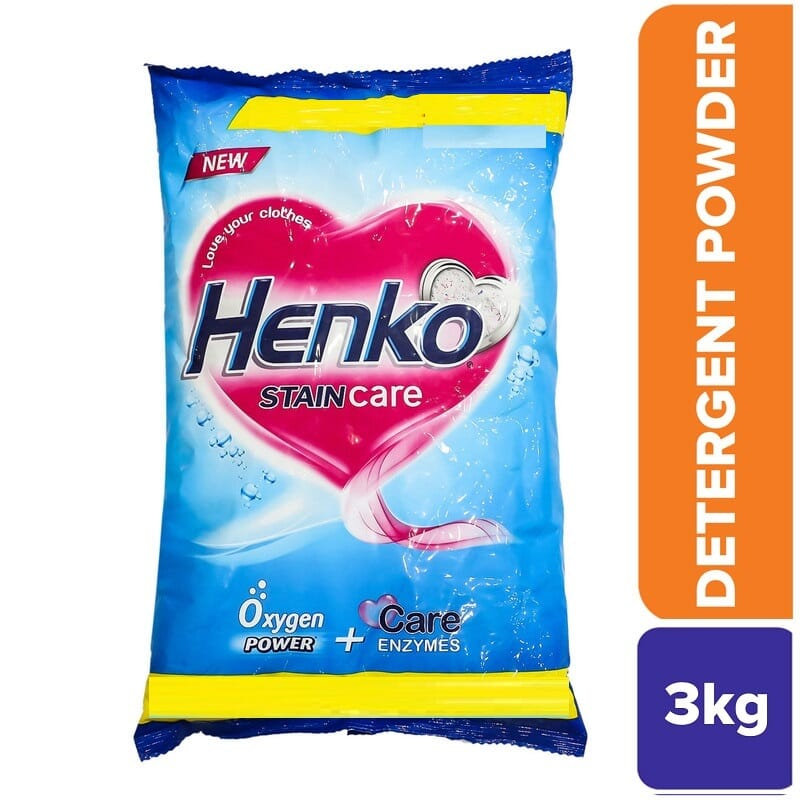 Henko Stain Care Detergent Powder 3 Kg