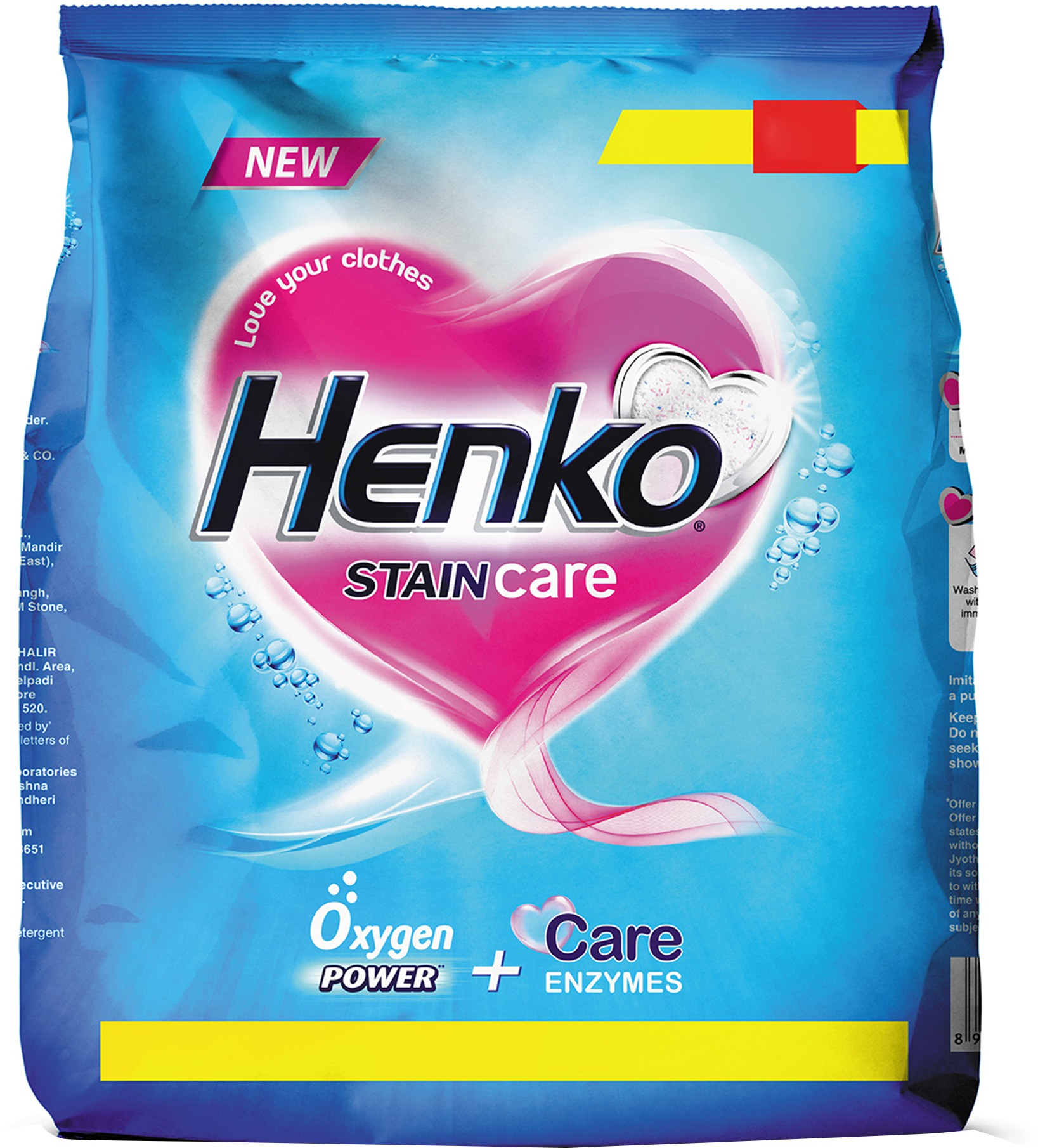 Henko Stain Care Detergent Powder 500 g