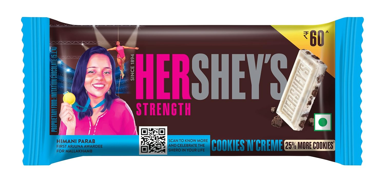 Hershey's Cookies 'N' Creme Chocolate Bar 40gm