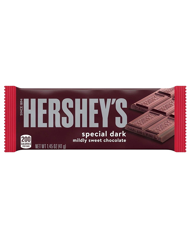 Hershey's Special Dark Mildly Sweet Chocolate Bar, 41g