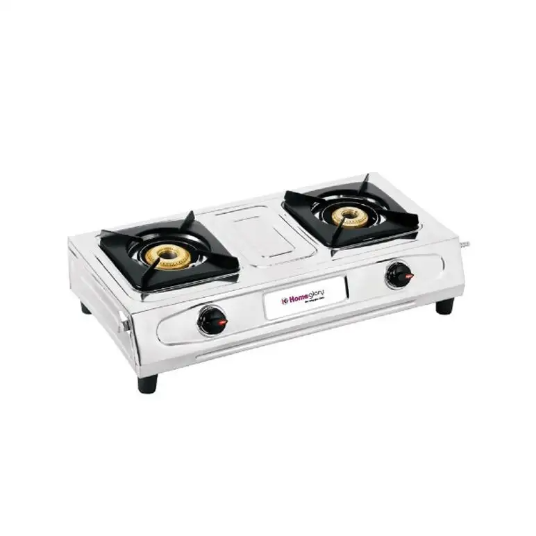 Homeglory 2 Burner Crystal Stainless Steel Gas Stove (HG-GS603)