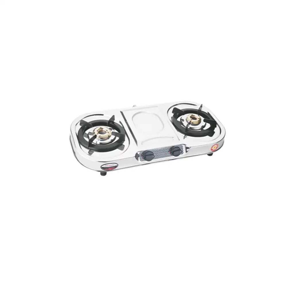 Home glory Gas Stove 2B OVAL AUTO S.S HG-GS607