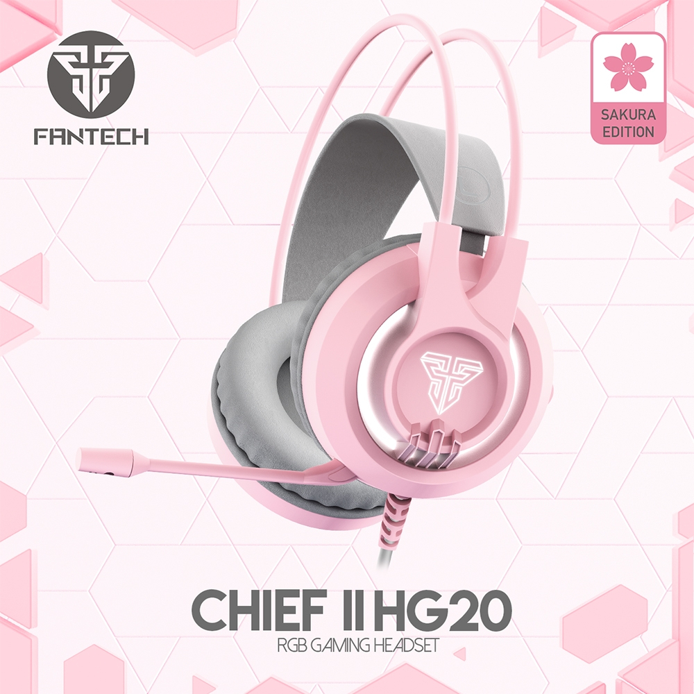 FANTECH CHIEF II HG20 Gaming Headset-Pink