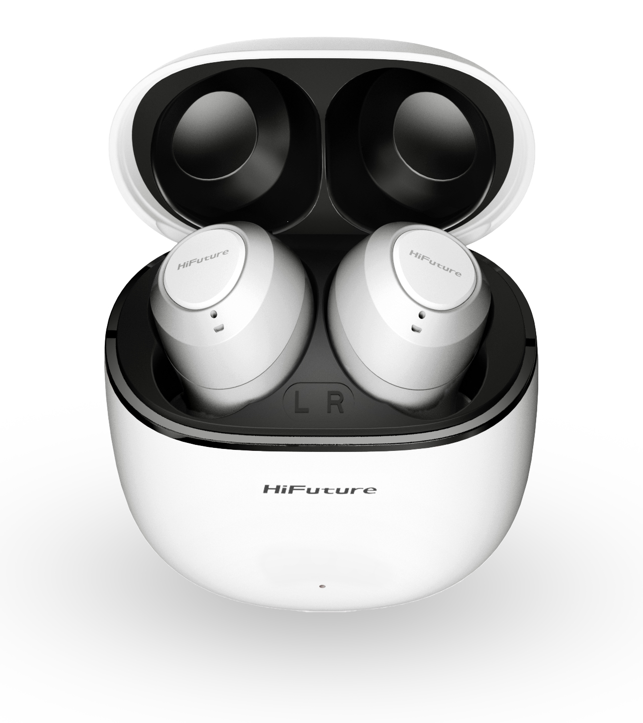 Hifuture OlymBuds3 Earbuds - 25 Hours Playtime | Powerful Bass | Wireless Version 5.3-White