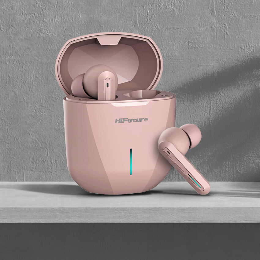 HiFuture Radge Gaming TWS Earbuds pink