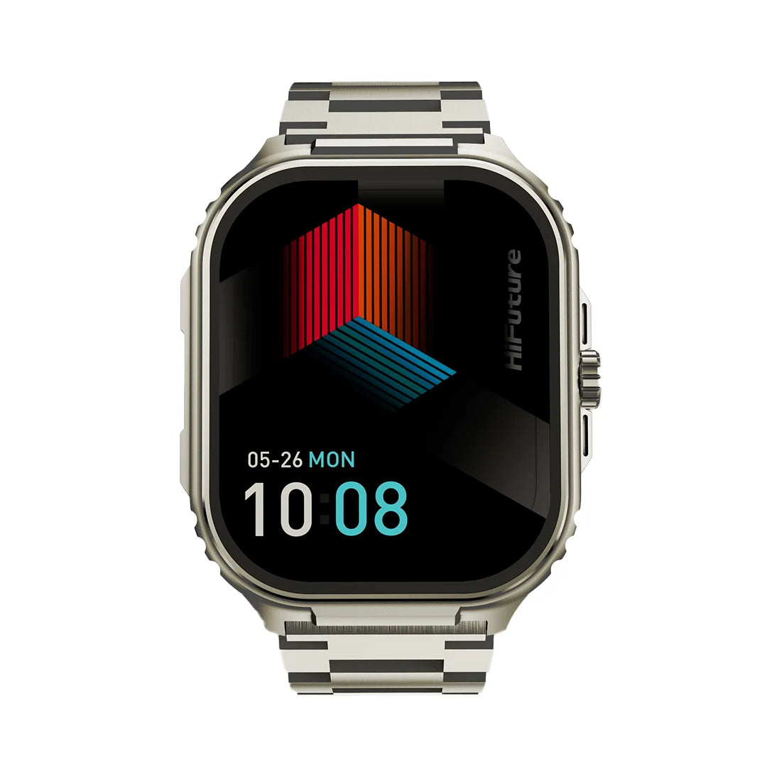 Hifuture Ultra 3 PRO 2.04" inch AMOLED Display Smartwatch-Silver